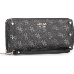 Duży Portfel Damski GUESS - Aline (Sg) Slg SWSG74 37460 COAL. Szare portfele damskie Guess, z aplikacjami, ze skóry ekologicznej. Za 279,00 zł.