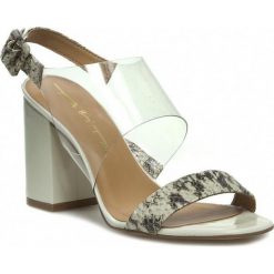 Rzymianki damskie: Sandały KONDOR – BY TABITA 2433520 Cobra Off White