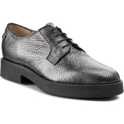 Półbuty damskie: Oxfordy LIU JO – Allacciata Maschile S65075 P0225 Gun Metal 90011