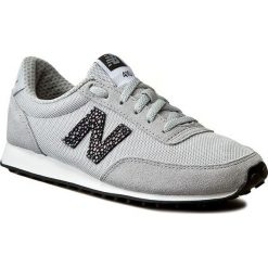 Sneakersy NEW BALANCE - WL410BU Szary. Szare półbuty damskie New Balance, ze skóry. W wyprzedaży za 219,00 zł.