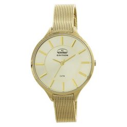 Bentime e3719-C-2. Żółte zegarki damskie marki Bentime, złote. W wyprzedaży za 170,00 zł.