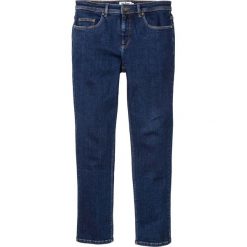 Dżinsy "power-stretch" Regular Fit Straight bonprix ciemnoniebieski "stone". Niebieskie jeansy męskie bonprix, m, bez wzorów. Za 109,99 zł.