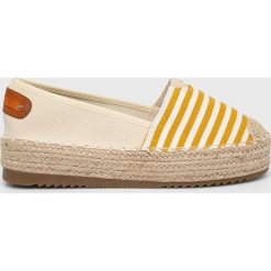 Answear - Espadryle Bellucci. Czerwone espadryle damskie ANSWEAR, bez wzorów, z gumy, bez obcasa, na obcasie. W wyprzedaży za 59,90 zł.