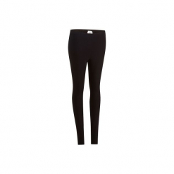Legginsy Slim Gym & Pilates Salto 100 damskie. Czarne legginsy damskie do fitnessu DOMYOS, l, z bawełny. Za 19,99 zł.