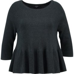 Swetry klasyczne damskie: Opus PEPPAR Sweter slate grey melange