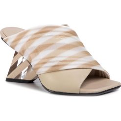 Klapki UNITED NUDE - Rockit Op Sandal 1053516614951 Nude. Brązowe klapki damskie United Nude, bez wzorów, ze skóry, bez obcasa. W wyprzedaży za 829,00 zł.