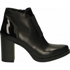 Botki - 9102 V-A NERO. Czarne botki damskie skórzane marki Venezia. Za 239,00 zł.