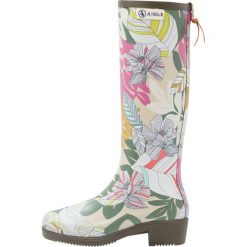 Buty zimowe damskie: Aigle MISS JULIETTE PRINT Kalosze khaki