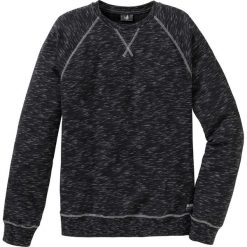 Bluza bonprix czarny melanż. Czarne bluzy męskie bonprix, s, bez wzorów, bez kołnierzyka, bez rękawów, bez kaptura. Za 69,99 zł.