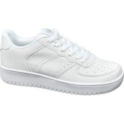 Sneakersy damskie Vty białe. Białe sneakersy damskie Vty, z materiału. Za 99,90 zł.
