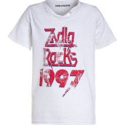 Zadig & Voltaire TUNESISCHER KRAGEN Tshirt z nadrukiem white. Białe t-shirty męskie marki Zadig & Voltaire, z nadrukiem, z bawełny. Za 179,00 zł.