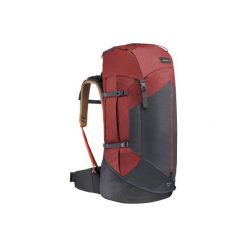 Plecak trekkingowy - TREK 100 Easyfit - 70L męski. Pomarańczowe plecaki męskie FORCLAZ, bez wzorów, z poliesteru. Za 349,99 zł.