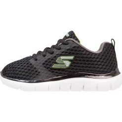 Skechers FLEX ADVANTAGE 2.0 QUICK CONTACT Tenisówki i Trampki black. Czarne tenisówki męskie Skechers, z materiału. Za 219,00 zł.