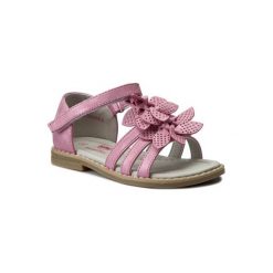 NELLI BLU C17SS268-2. Różowe sandały dziewczęce Nelli Blu, ze skóry ekologicznej, bez zapięcia. Za 59,99 zł.