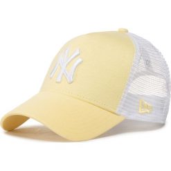 Czapka z daszkiem NEW ERA - Jersey Ess Af 12285208 Biały Żółty. Żółte czapki damskie New Era, bez wzorów, z bawełny. Za 129,00 zł.