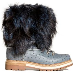 Buty MONTELLIANA SEICENTO. Niebieskie buty trekkingowe damskie Montelliana, na zimę. Za 2770,00 zł.