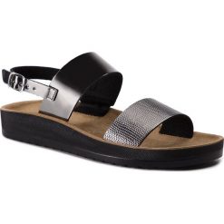 Sandały SCHOLL - Cynthia Sandal F27435 1047 390 Pewter. Szare klapki damskie Scholl, z materiału. W wyprzedaży za 239,00 zł.