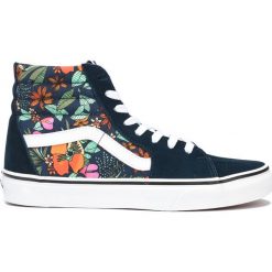 Vans Sk8-Hi Tenisówki Niebieski Wielokolorowy. Niebieskie trampki i tenisówki damskie Vans, bez wzorów, ze skóry, bez zapięcia. Za 395,95 zł.