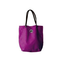Torebki klasyczne damskie: TORBA MYSZA SIMPLE LILAC Z CZARNYM