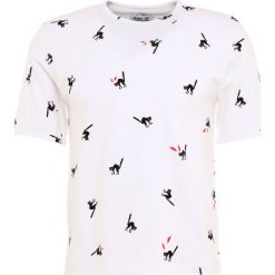 Band of Outsiders Tshirt z nadrukiem sail white. Białe koszulki polo męskie Band of Outsiders, xl, z nadrukiem, z elastanu. W wyprzedaży za 384,30 zł.