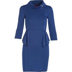 Niebieska Sukienka Stableness. Niebieskie sukienki damskie Born2be, xl, bez wzorów, bez kołnierzyka, bez rękawów, mini. Za 39,99 zł.