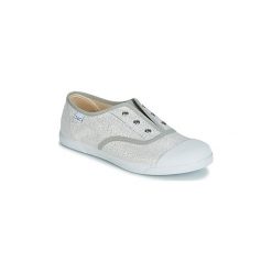 Buty Dziecko Citrouille et Compagnie JANOLIRE. Szare trampki dziewczęce Citrouille et Compagnie, bez wzorów, bez zapięcia. Za 71,20 zł.