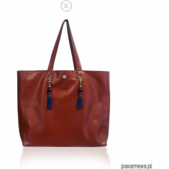 Vege Torba XL BRICK HOUSE shopper. Brązowe shopper bag damskie Pakamera, ze skóry, duże. Za 189,00 zł.