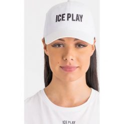 CZAPKA Z DASZKIEM Ice Play. Białe czapki damskie Ice Play, z aplikacjami, z bawełny. Za 159,00 zł.