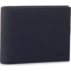 Duży Portfel Męski LACOSTE - S Billfold NH2308HC Peacoat 021. Niebieskie portfele męskie Lacoste, bez wzorów, ze skóry ekologicznej. Za 259,00 zł.