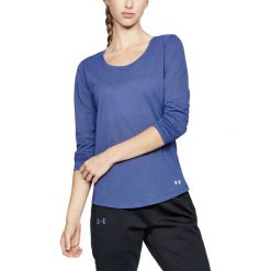 Bluzy sportowe damskie: Under Armour Bluza damska Threadborne Streaker Long Sl fioletowa r. L (1271534-574)