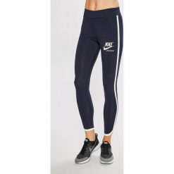 Nike Sportswear - Legginsy. Niebieskie legginsy damskie marki Nike Sportswear, s, z elastanu. W wyprzedaży za 139,90 zł.