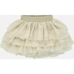 Mayoral - Spódnica dziecięca 74-98 cm. Żółte spódniczki dziewczęce Mayoral, bez wzorów, z bawełny, mini, rozkloszowane. W wyprzedaży za 74,90 zł.