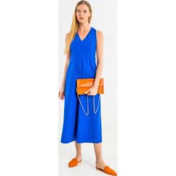 SUKIENKA ESPERIA WEEKEND MAX MARA. Sukienki damskie Weekend Max Mara, bez wzorów, eleganckie, bez kołnierzyka, bez rękawów. Za 1219,00 zł.