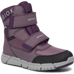 Śniegowce GEOX - B Flexyper G.B Abx A J94APA 0FU54 C8UG8 D Lt Prune/Purple. Fioletowe śniegowce dziewczęce Geox, bez zapięcia. Za 389,00 zł.