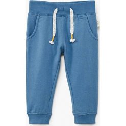 Mango Kids - Spodnie dziecięce Mateop 80-104 cm. Szare spodnie chłopięce marki Mango Kids, z bawełny. Za 35,90 zł.