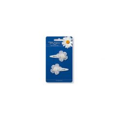 TOP CHOICE White Spinki "pyk" 2szt 23774. Białe ozdoby do włosów TOP CHOICE. Za 4,43 zł.