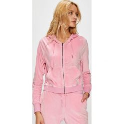 Only - Bluza. Różowe bluzy rozpinane damskie ONLY, l, z dzianiny, z kapturem. W wyprzedaży za 99,90 zł.