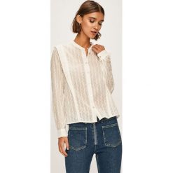 Pepe Jeans - Koszula Noelie. Białe bluzki damskie s, z bawełny, eleganckie, z okrągłym kołnierzem. Za 299,90 zł.