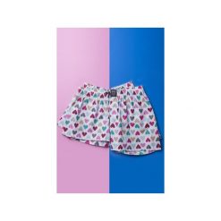 Spodenki do spania dla PARY KOLOROWE SERCA. Szare piżamy damskie Intime, xl, bez wzorów, z bawełny. Za 149,00 zł.