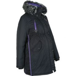 Kurtka ciążowa zimowa bonprix czarny. Czarne kurtki damskie bonprix, na zimę, bez wzorów, moda ciążowa, bez kaptura. Za 139,99 zł.