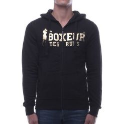 Bluzy męskie: BOXEUR Bluza męska czarno-złota r. S (BXE-4784F)