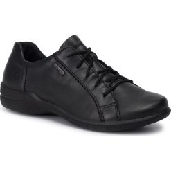 Półbuty JOSEF SEIBEL - Josefine 52 92852 MI775 100 Schwarz. Czarne półbuty damskie Josef Seibel, na co dzień, bez wzorów, ze skóry ekologicznej, bez obcasa, na płaskiej podeszwie, bez zapięcia. Za 299,00 zł.