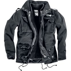 Kurtki męskie bomber: Black Premium by EMP Army Field Jacket Kurtka czarny