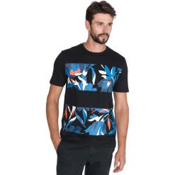 BOSS Tiburt 129 Koszulka Czarny. Czarne podkoszulki męskie Boss, xl, z nadrukiem, z bawełny, z krótkim rękawem. Za 312,95 zł.