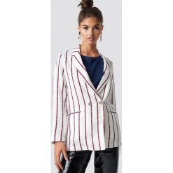MANGO Marynarka Braid - Multicolor. Szare marynarki damskie Mango, bez wzorów, z materiału. Za 121,95 zł.