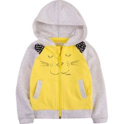 Endo - Bluza dziecięca 68-98 cm. Szare bluzy dziewczęce Endo, z nadrukiem, z bawełny, z kapturem. W wyprzedaży za 49,90 zł.
