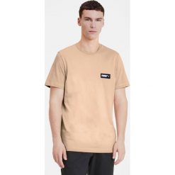 Puma Fusion Koszulka Beżowy. Brązowe podkoszulki męskie Puma, l, bez wzorów, z bawełny, z krótkim rękawem. Za 119,95 zł.