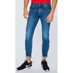 Tommy Hilfiger - Jeansy Denton. Niebieskie jeansy męskie TOMMY HILFIGER, bez wzorów. W wyprzedaży za 299,90 zł.