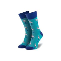 ACCCESSORIES SKARPETY MĘSKIE 079 UB183. Niebieskie skarpetki męskie ACCCESSORIES, bez wzorów, z bawełny. Za 14,99 zł.