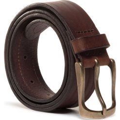 Pasek Męski WRANGLER - Double Layer Belt W0D1U1X85 Brown. Pomarańczowe paski męskie Wrangler, w paski, ze skóry. Za 209,00 zł.